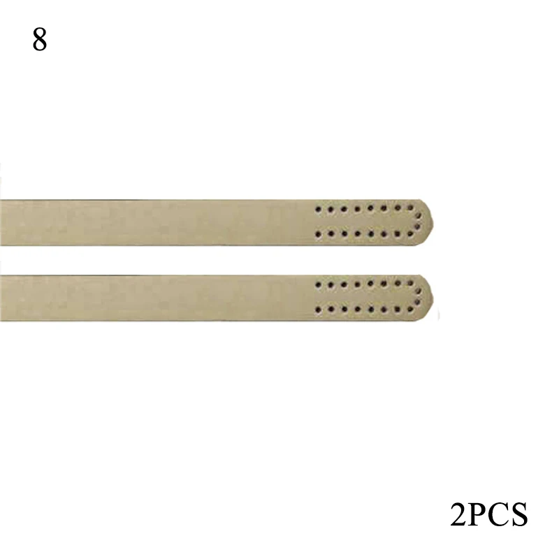 1 Pair Women PU Leather Purse Strap Handbag Handle Replacement Shoulder Handbag DIY Sewing Strap Bag Accessories - Цвет: 8