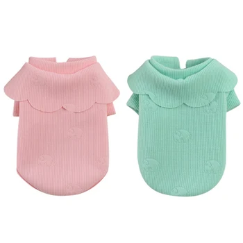 

Pet Dog Warm Sweater Jackets Warm Soft Solid Color Pattern Suitable Small And Medium-sized Dogs Puppy Winter Clothinges1