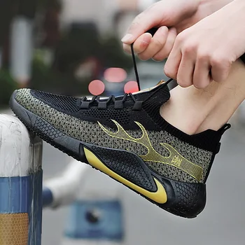 

2020 New Mesh Men Casual Shoes Lac-up Lightweight Comfortable Breathable Walking Sneakers Tenis Feminino Male Tenis Masculino