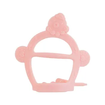 

Baby Teething Toys Food Grade Silicone Infant Teether Self-Soothing Non-Drop Adjustable Wristband Design