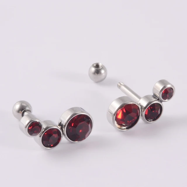 Orecchini Ovali In Acciaio Inossidabile 304 Con Zirconi Cubici Trasparenti Oro 36 8x27 4mm - Foto 2