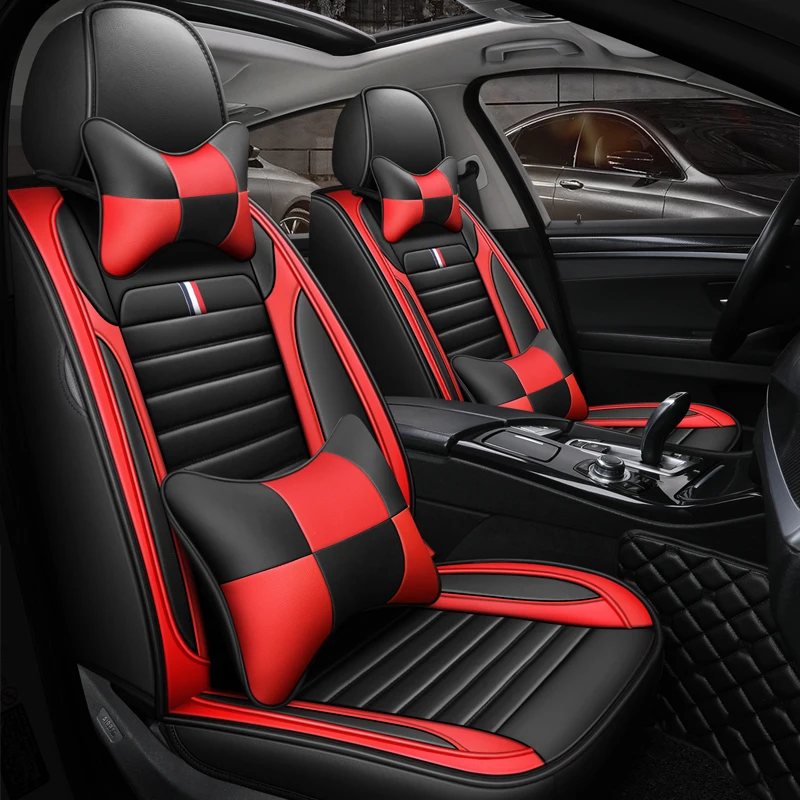 Комплект чехлов на сиденья автомобиля для Jeep Renegade Wrangler Jk Grand Cherokee Toyota Chr Yaris Hilux Avensis