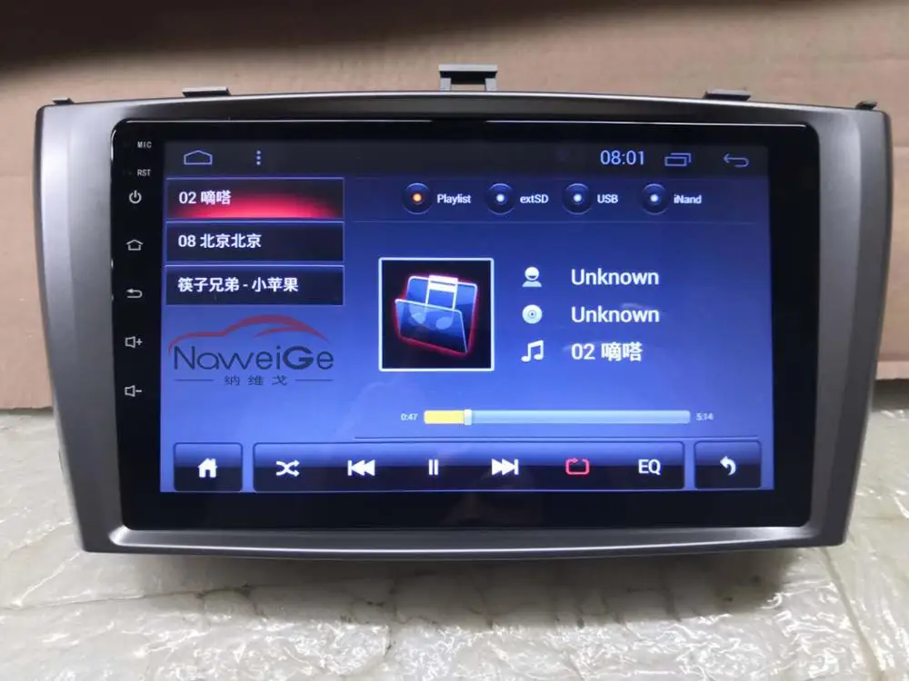 NaweiGe 9 дюймов Android головное устройство для Toyota Avensis 2009- автомобильный аудио для Toyota Avensis автомобильный dvd-плеер для Toyota Avensis dvd