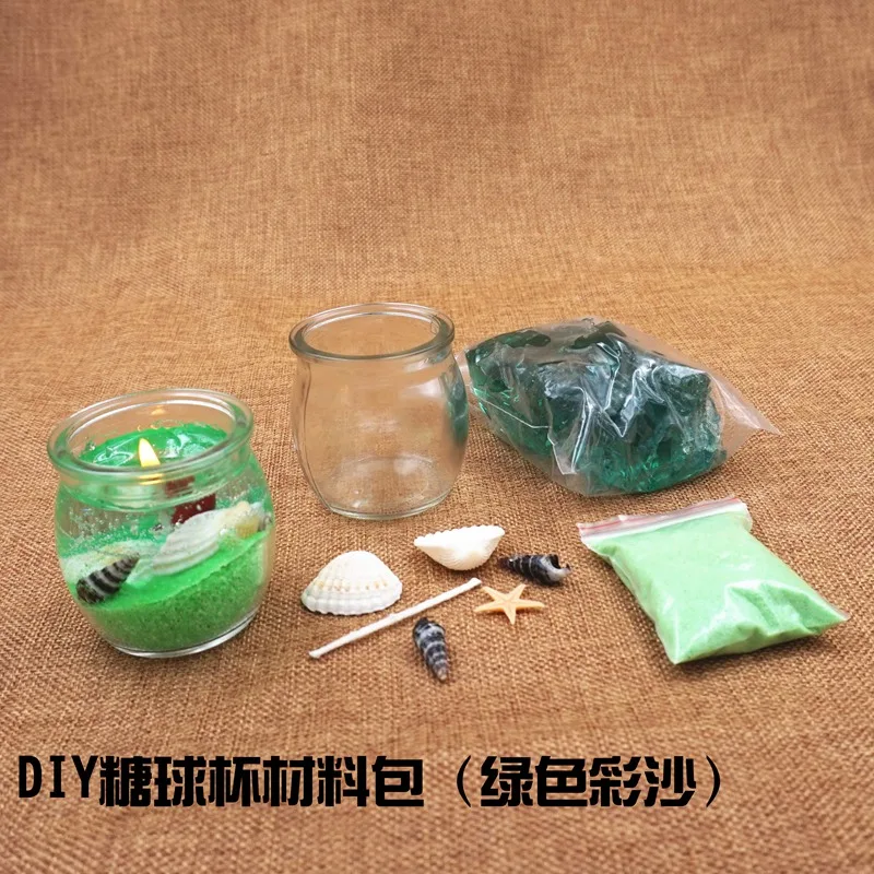 Diy Желе свеча материал посылка сахарный шар чашка морской Романтический сырье s цвет импортный воск ручной работы набор свечей