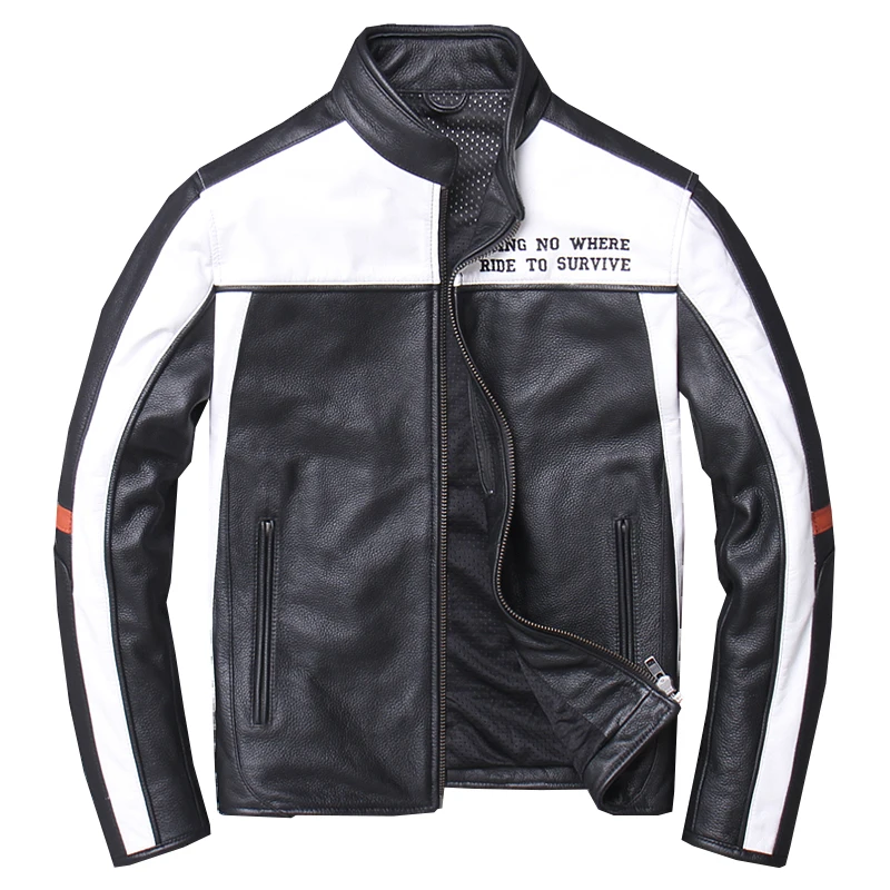 2019 Men's Genuine Leather Jackets Heavy Motorcycle Leather Hooded Jackets Cow Leather Patchwork Slim fit Coat for Male 2019 Men's Genuine Leather Jackets Heavy Motorcycle Leather Hooded Jackets Cow Leather Patchwork Slim fit Coat for Male