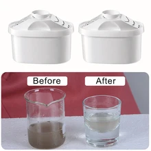 2 шт. очищающий чайник прямой питьевой воды фильтр с активированным углем Сменный фильтр уменьшает примеси фильтр для воды бытовой