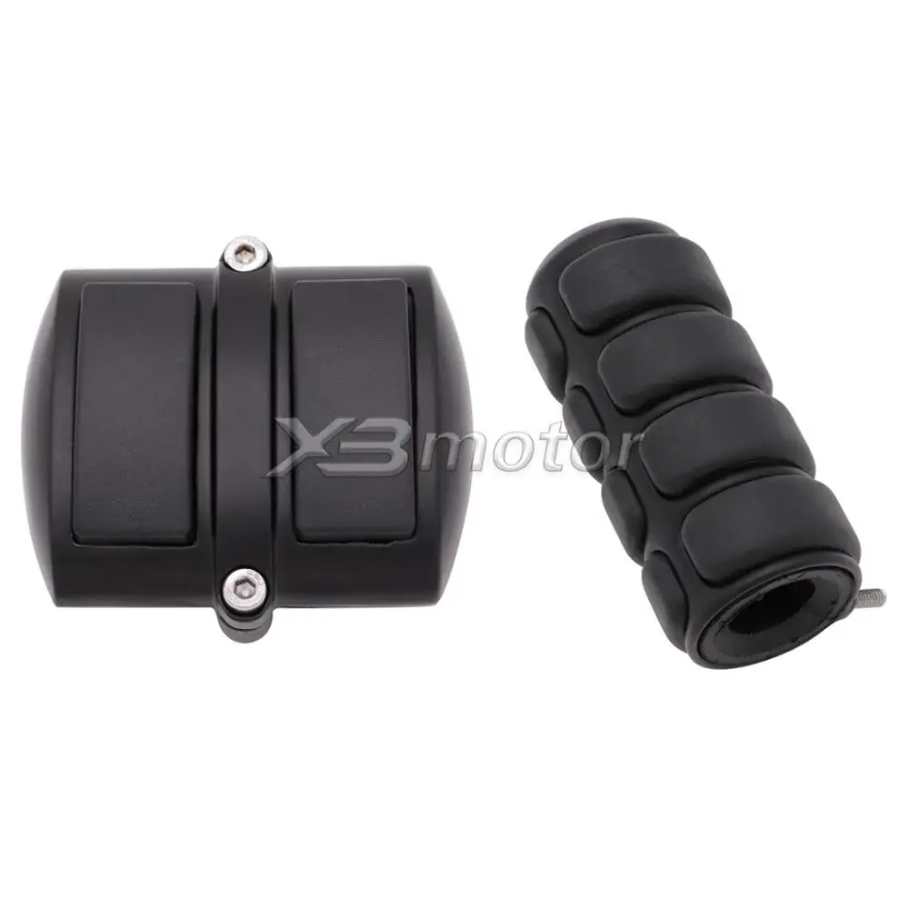 1 Set Black Мотоцикл черный хром Шестерни рычаг переключения колышек педаль тормоза для Yamaha V-Star XVS 650 950 1100 1300 классический изготовленный на заказ - Цвет: 1 Set Black