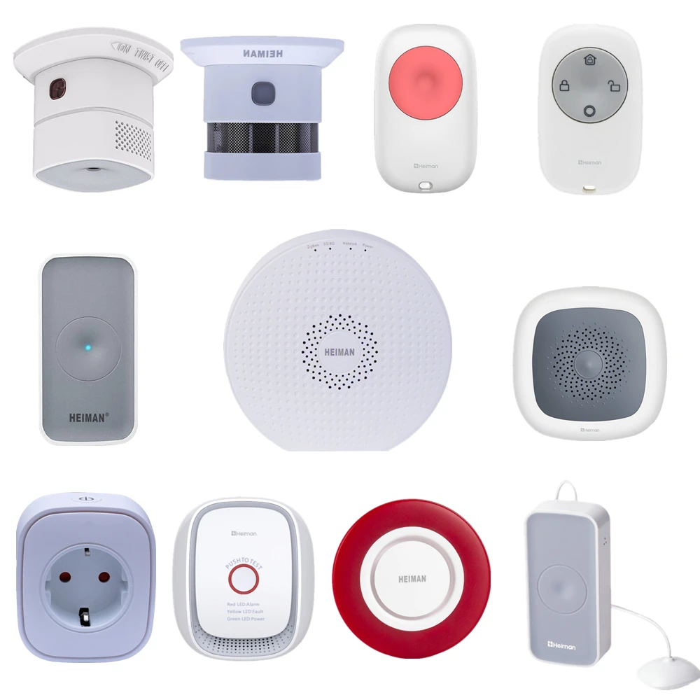 Умный шлюз heiman DIY Zigbee управление через приложение для смартфона детектор газа