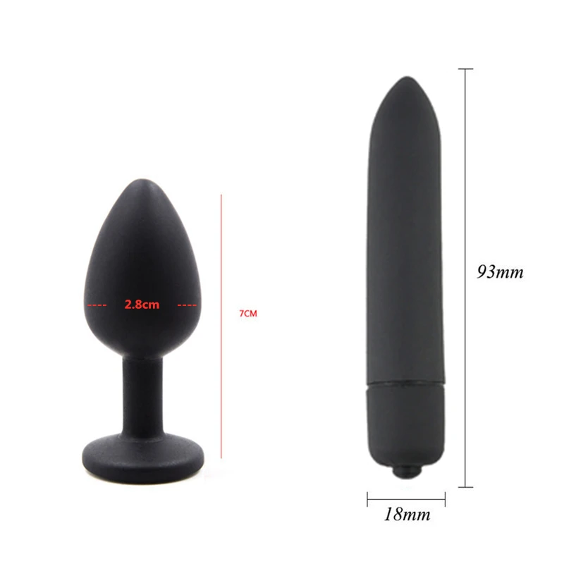 Bondage Set Sex Toys Bdsm Handcuffs Vibrator Anal Plug Whip for Couples