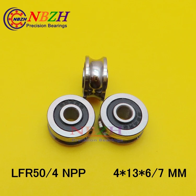 LFR50/4 NPP KDD роликовые подшипники с канавками 4*13*6*7 мм точные двухрядные шарики |