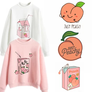 

Peach Juice Harajuku Hoodie Kpop Fashion Print Kawaii Sweatshirt Women Punk Korean Hoodie Gothic Comfortable Winter Coat Women