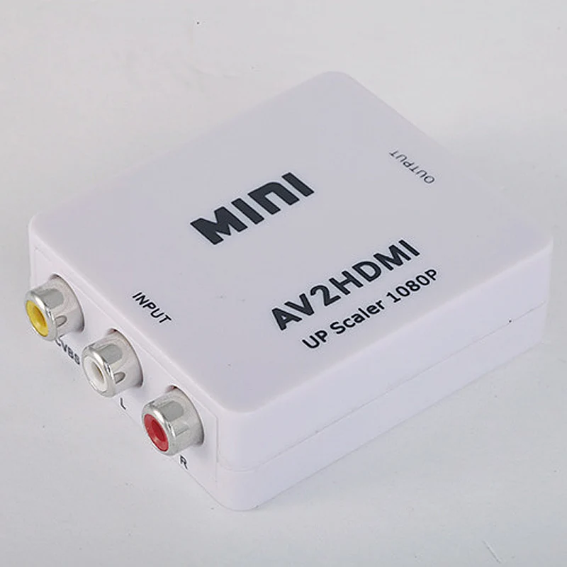 Мини 1080P HDMI к Аудио Видео AV RCA адаптер CVBS конвертер для HDTV 999