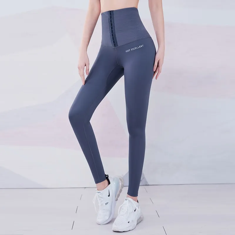 High Waist Yoga Leggings Trainer Women Corset Hip Lift Compression Shaping  Fitness Sport Pants Gym Running Tights Tummy Control