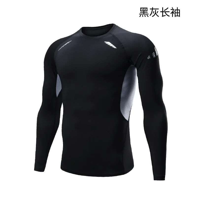 5Pc/set Men Sportswear Suits Compression Fitness Jogging Gym Tight Training Clothing Male Workout Jogging Tracksuit Running Sets - Цвет: 23