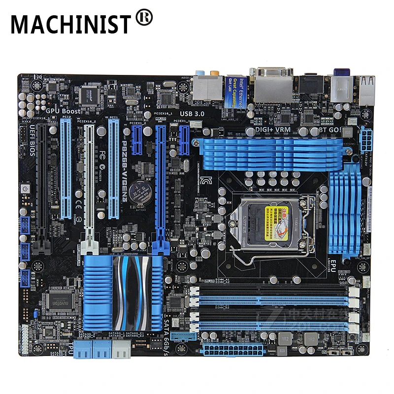 

Original For ASUS P8Z68-V/GEN3 Desktop motherboard Z68 LGA 1155 ATX DDR3 32GB SATA3.0 USB3.0 PCI-E 3.0 100% fully Tested
