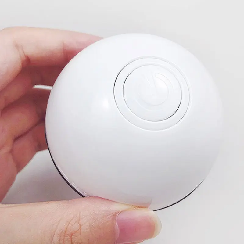 USB светодиодный игрушечный мяч для кошек, интерактивный автоматический самовращающийся прокатный мячик, игрушка для животных