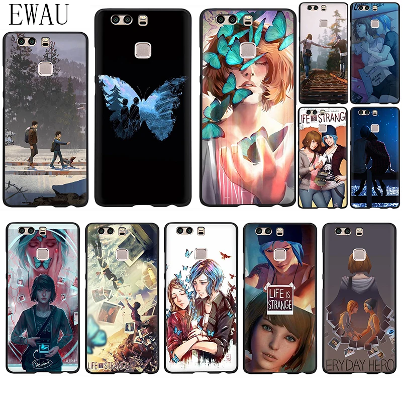 EWAU Life Is странный силиконовый чехол для телефона Huawei P8 P9 P10 P20 P30 Pro Lite Mini P Smart Z Plus |