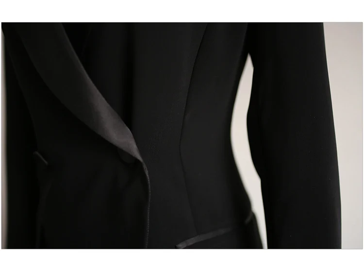Двубортный Длинный блейзер Тренч Женский весна осень тонкий элегантный пальто офисная верхняя одежда женская куртка женская одежда