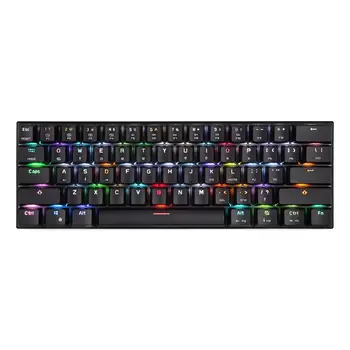 

60% Wired/Wireless 3.0 Type-C Gaming/Office Keyboard for PC/Mac/Linux/iPad/iPhone/Smartphone/Laptop Blue Switch