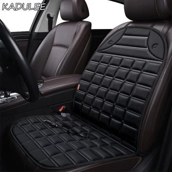 

KADULEE 12V Heated car seat cover For lada 2114 granta xray vesta sw cross kalina kalina accessories covers for vehicle seats