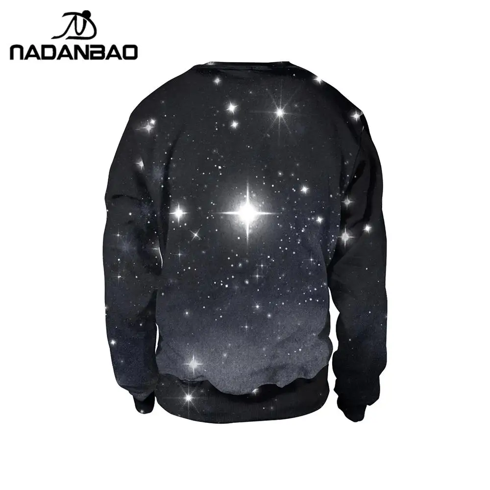 NADANBAO классический Мандала чакр Толстовка для Для женщин пуловер Galaxy Printing Мода ацтеков круглый эффектом деграде(переход от темного к цветок, топы, осенняя одежда