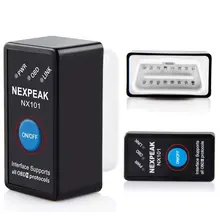 Мини elm327 беспроводной OBD2 V2.1 автомобильный диагностический инструмент сканер Elm-327 адаптер obd-ii автоматический диагностический инструмент