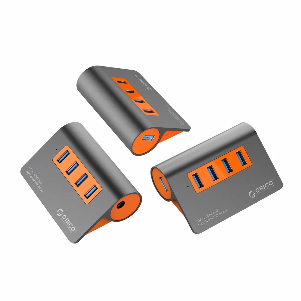 4 порта USB3.1 Gen2 концентратор USB C Gen2 алюминиевый концентратор 10 Гбит/с SuperSpeed с 12 В адаптер питания для Mac Pro для huawei для samsung