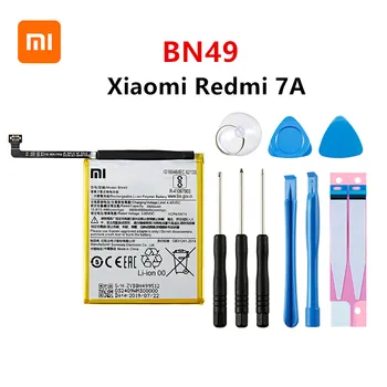 

Xiao mi 100% Orginal BN49 4000mAh Battery For Xiaomi Redmi 7A BN49 High Quality Phone Replacement Batteries +Tools
