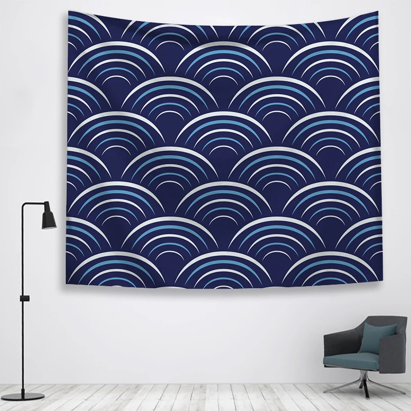 Волна стены Ttapestry висячие украшения богемный пляжный коврик фермерский дом Декор общежития Мандала гобелены колдовство хиппи