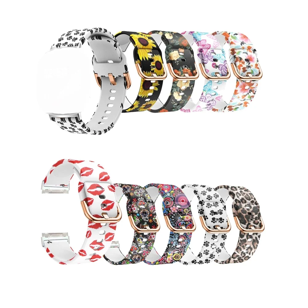 

Silicone Strap watchband For fitbit versa 3 strap Women Men band for fitbit sense / versa3 smart watch