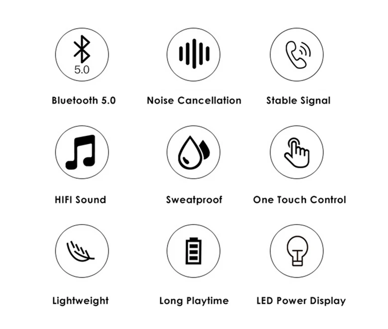 Lyenn Q65 Bluetooth TWS наушники с сенсорным управлением Водонепроницаемые спортивные наушники с 2600 мАч зарядным внешним аккумулятором для телефонов