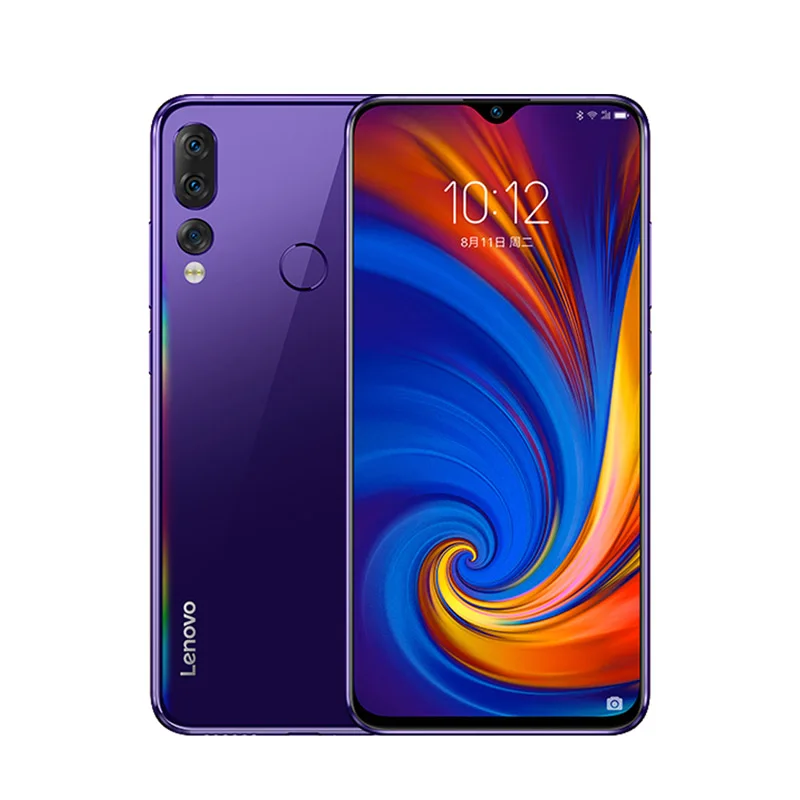 Смартфон lenovo Z5s с глобальной прошивкой, Android 9,0, 6 ГБ, 64 ГБ, тройная камера заднего вида, четыре ядра, мобильный телефон, экран с зазубриной, 6,3 дюйма, Face ID - Цвет: Global ROM Blue