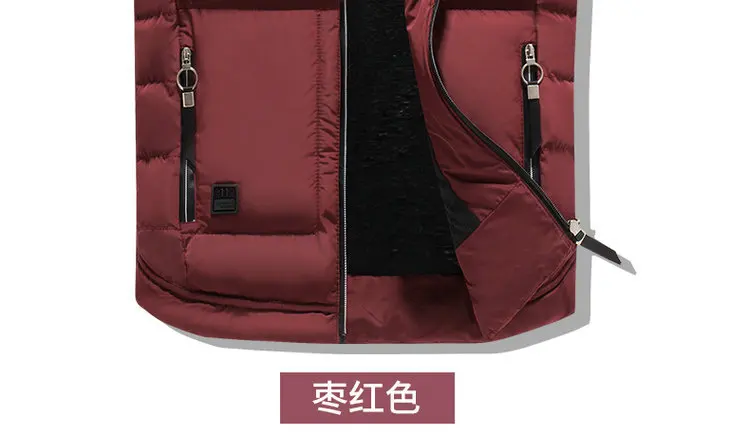 New Style Men Autumn And Winter plus Velvet plus Cotton Solid Color Casual Vest Coat Cotton-padded Jacket Vest Wish Supply