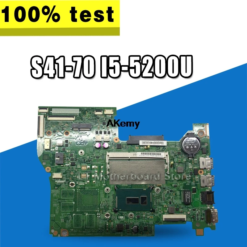 

Genuine High quality New For Lenovo S41-70 Laptop Motherboard FRU:5B20H91095 SR23Y I5-5200U DDR3L 100% Fully Tested