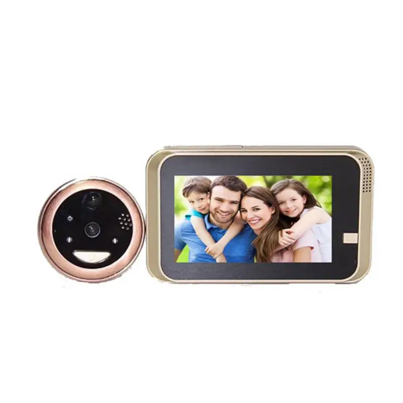 

Digital Door Viewer Night Vision PIR Motion Sensor Tamper Device Photo Video Call Security Camera