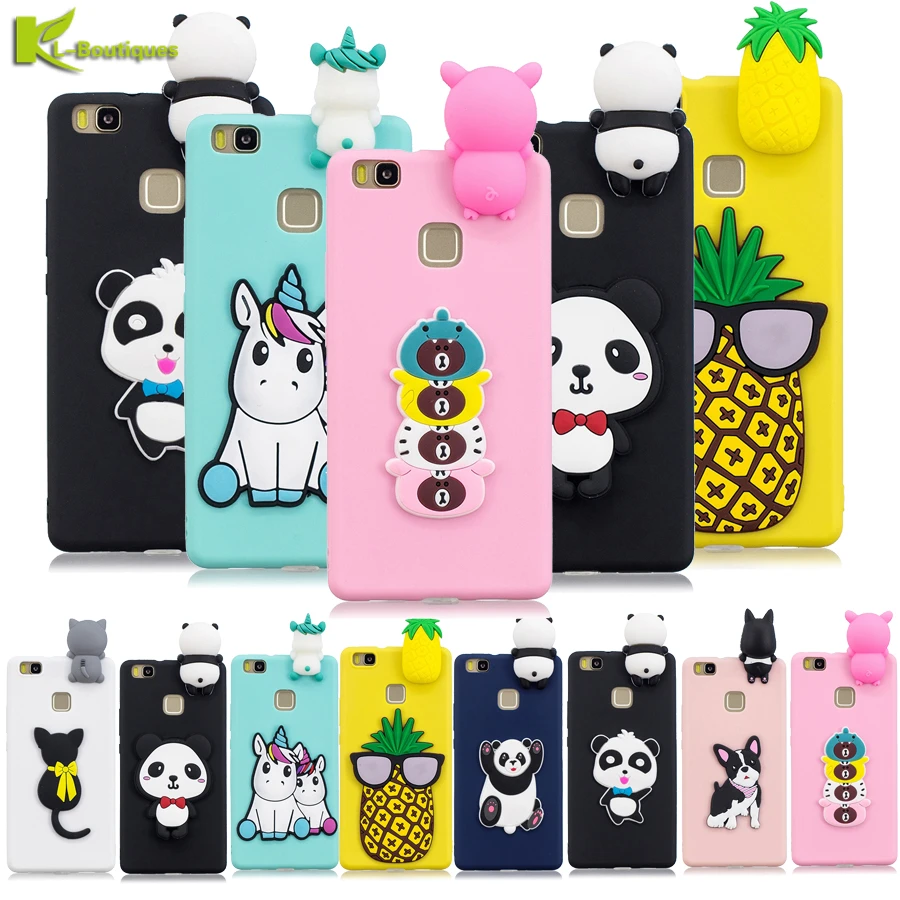 protectora silicona para P9 Lite, carcasa trasera suave con dibujos animados 3D, TPU|Fundas antigolpes para teléfono| - AliExpress