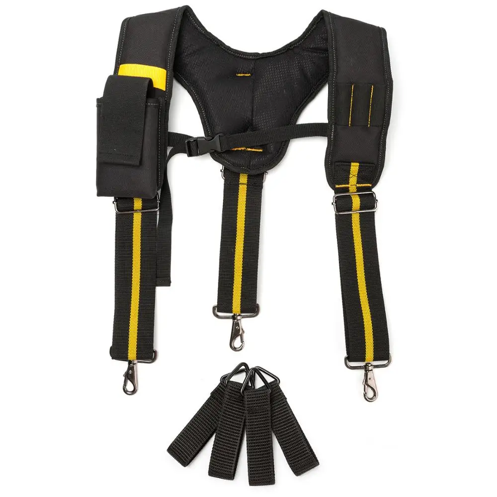 Work Tool Belt Y Type Men Tooling Suspender Can Hang Tool Bag Reducing Weight Multifunction Tooling Strap Heavy Braces Suspende
