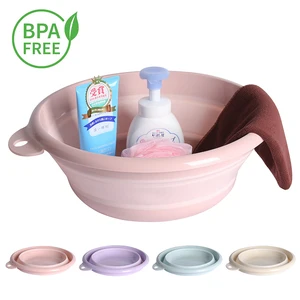 Экологичное портативное складное ведро, складное ведро для бассейна, туристическое, для путешествий, для рыбалки, кемпинга, ведро для мойки автомобилей, 4 размера - изображение