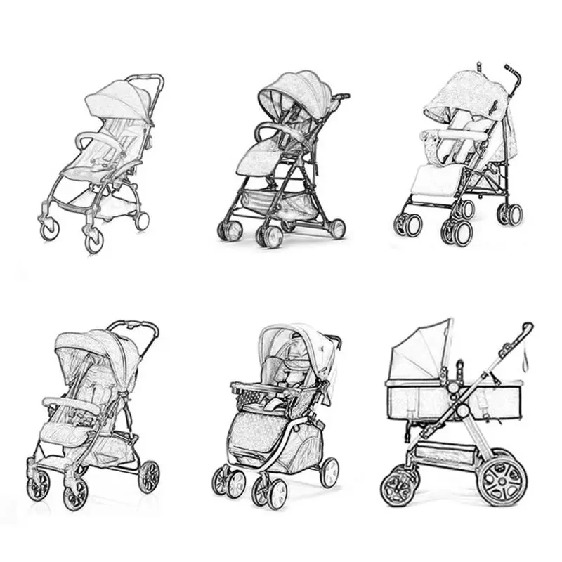 Детская коляска для кроватки, сетчатая корзина для коляски, москитная сетка для насекомых, безопасная сетка, багги для детской кроватки