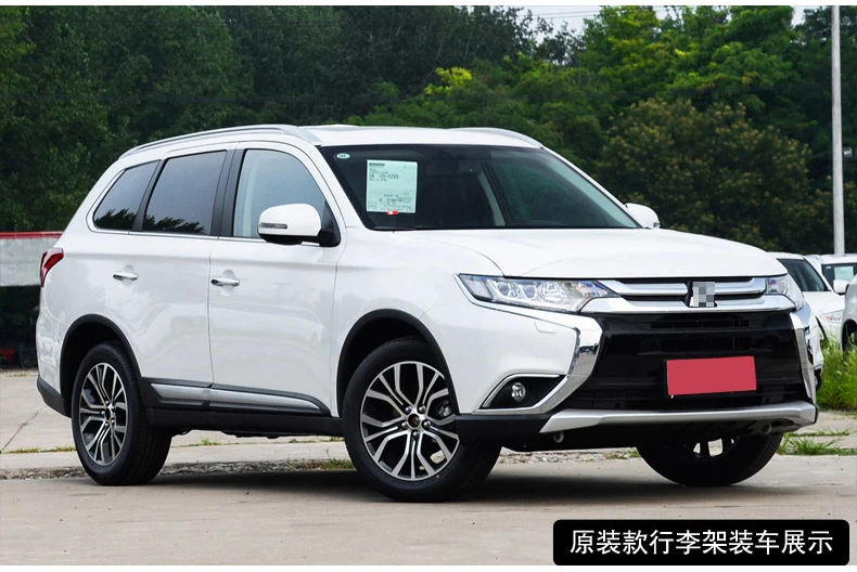 Алюминиевый сплав Багажник На Крышу для Mitsubishi Outlander 2013- балка рельсов поддержки для багажа Топ крест бар рейку коробки