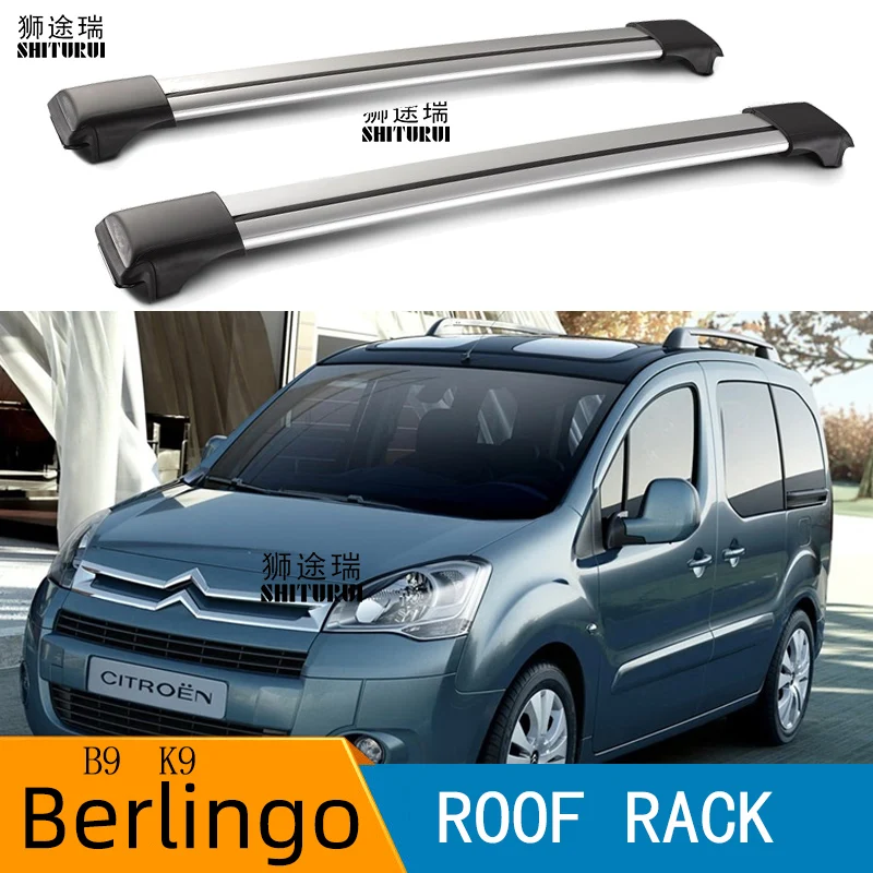 Кровельные рейки для Citroen Berlingo B9 K9 [2008 2019] 2 шт. боковые из алюминиевого сплава