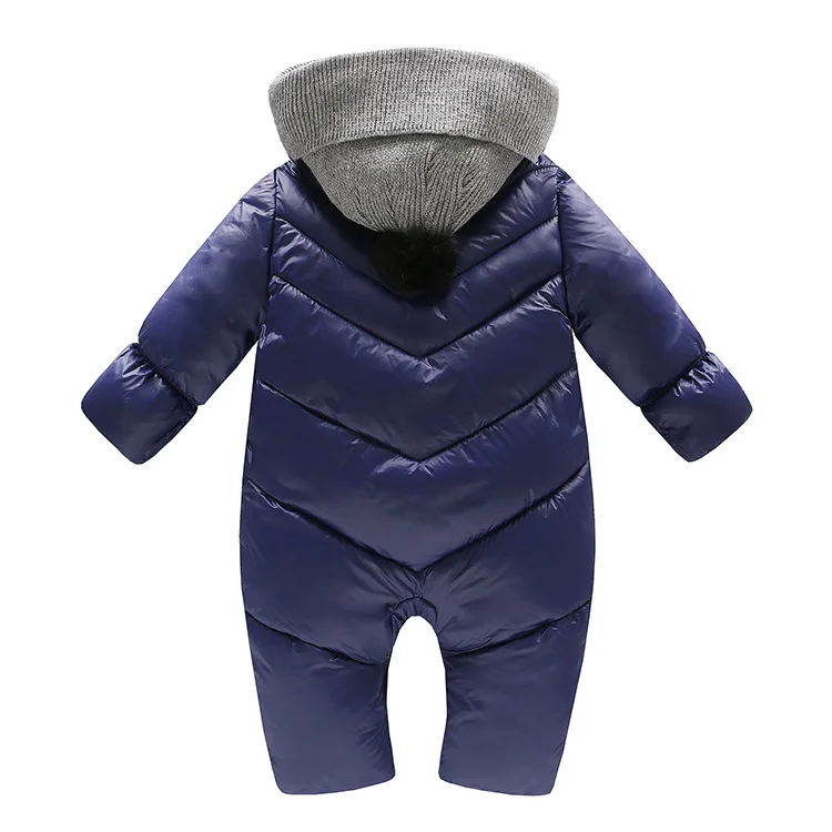Dollplus/Коллекция года, Одежда для новорожденных мальчиков и девочек, зимние детские комбинезоны с капюшоном, Плотная хлопковая одежда, детский комбинезон, Детский костюм