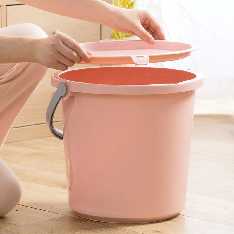 

Hand-held bucket plastic large student dormitory bucket