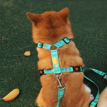 

Cat Dog Adjustable Harness Vest Easy Wear Pet Collar High Quality Comfortable Pet Harness Small Medium Large Pet Vest XS-L