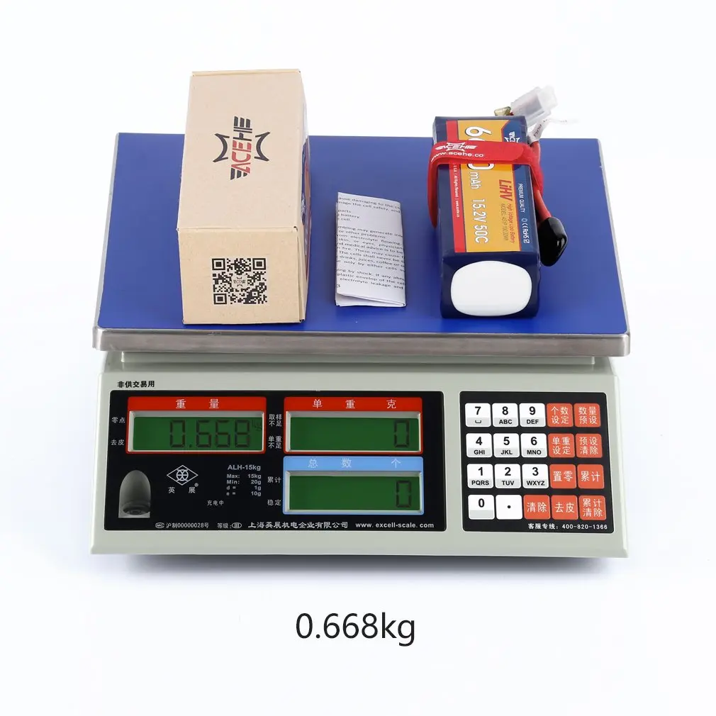 ACEHE 15,2 V 6600mAh 50C 4S1P 100.32Wh XT60 разъем высокого напряжения Lipo батарея