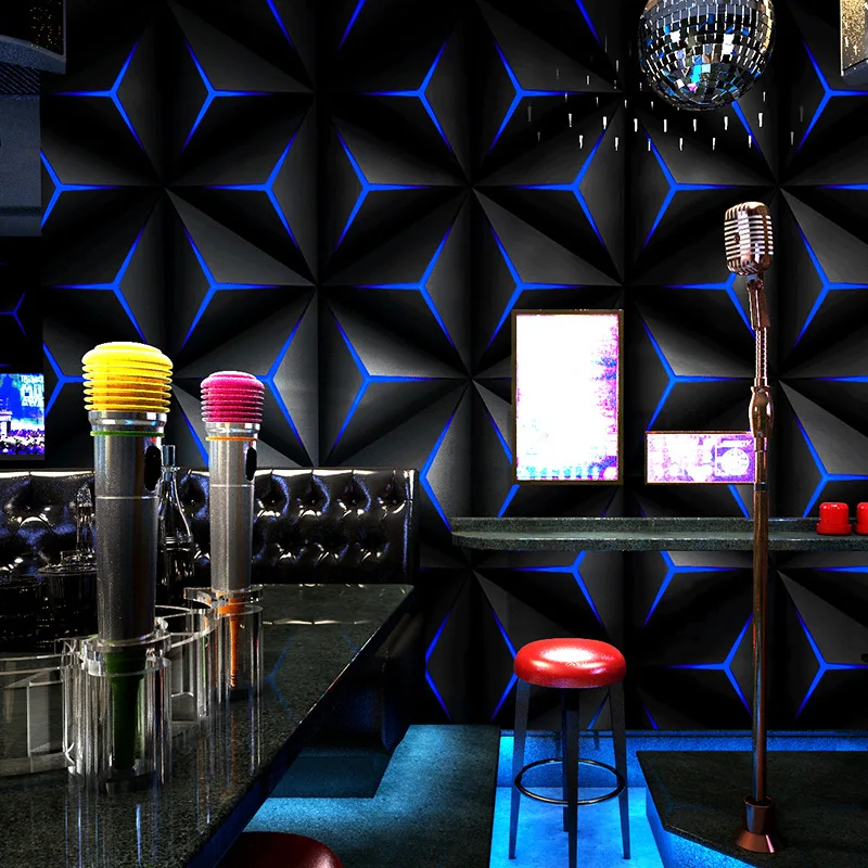 3D Wallpaper Mural Wall Covering Wallpaper Canvas Painting Wallpaper Ktv Wallpaper Hall Flash Wallcloth 3D Stereo Plane Geometric Patterns Theme Box Background Pape Mural Wallpaper 3d