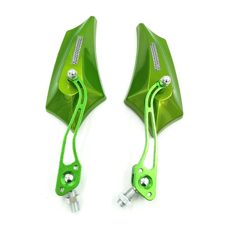Modified Rear Mirrors Motorcycle Scooters Rear View Mirror Side View Mirrors Left Right Side 8mm 10mm N0HF 2x