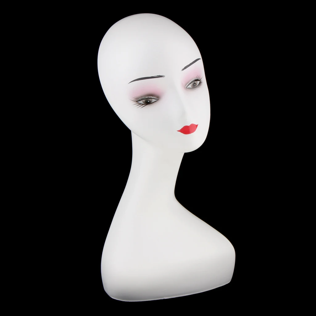 Mannequin Manikin Head Model Wig Hat Cap Scarf Jewelry Display Holder Stand