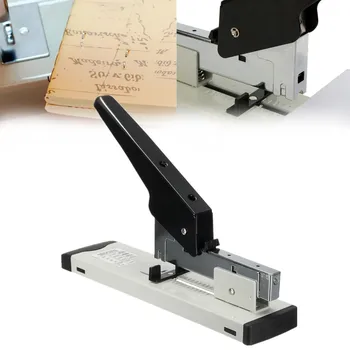 

Heavy Type Metal Stapler Bookbinding Stapling 120 Sheet Capacity Office Tools Fit Staples 23/6 23/8 23/10 23/13 Office Supplies