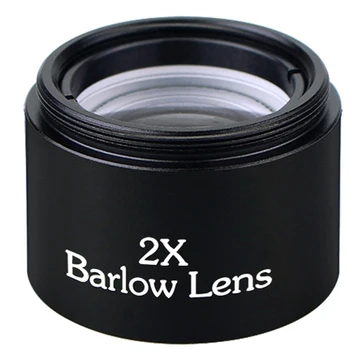 

1.25inch Barlow Lens 2X Telescope M28x0.6 Thread for Standard Monocular Binoculars Optics Compact Eyepiece 31.7mm